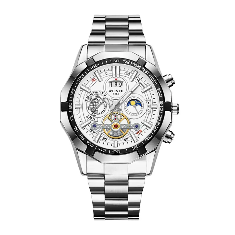 Men's Swiss Quartz Chronograph Watch with Luminous Dial - Image 7