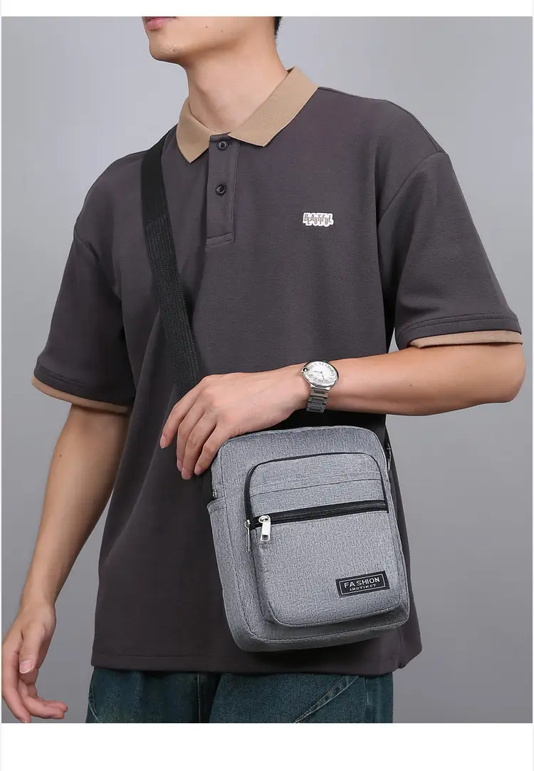 Men's Nylon Shoulder Bag 20W 10EM/OEM — feature 12