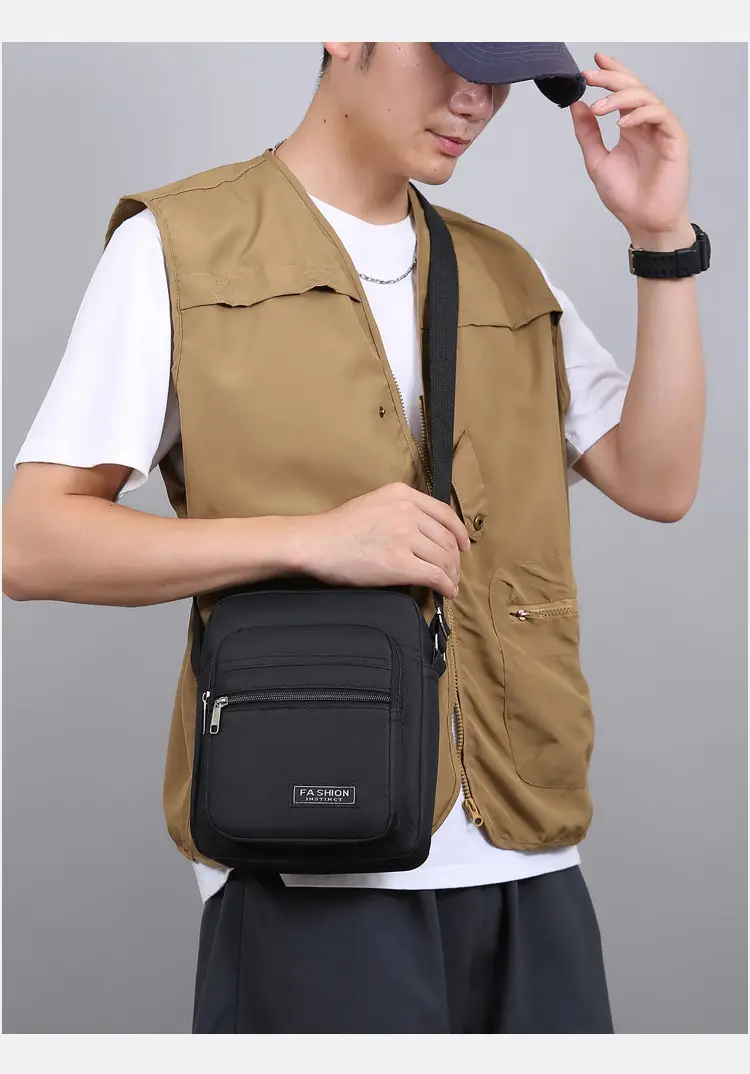 Men's Nylon Shoulder Bag 20W 10EM/OEM — feature 18