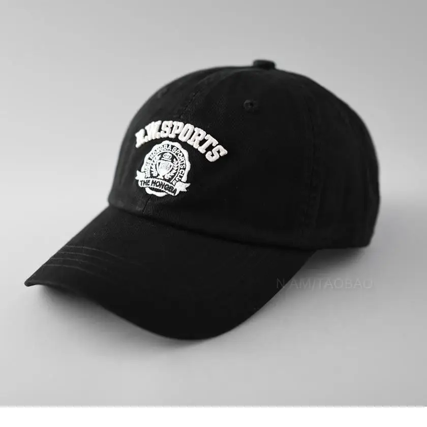 Black American Baseball Cap with Embroidered Logo for Men Women - Image 12