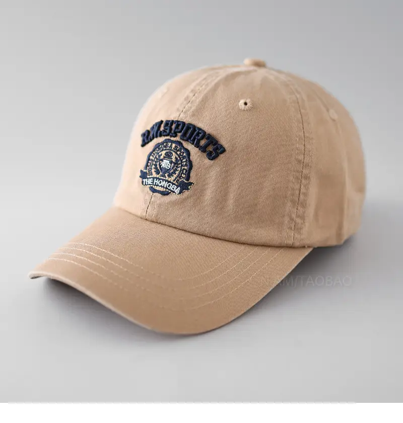 Black American Baseball Cap with Embroidered Logo for Men Women - Image 4