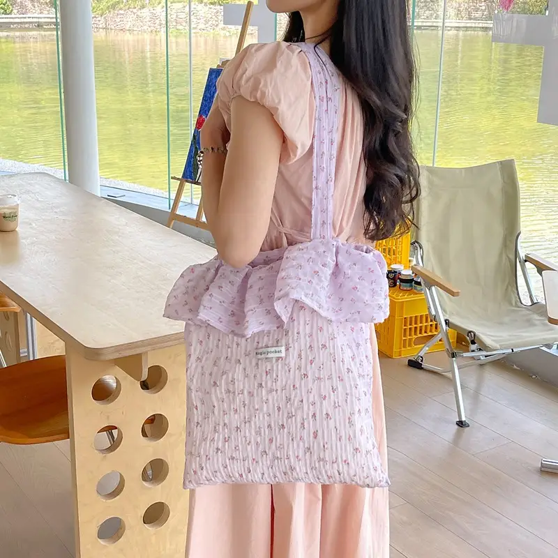 Fairy Style Ruffled Mesh Shoulder Bag Women Large Capacity — feature 39