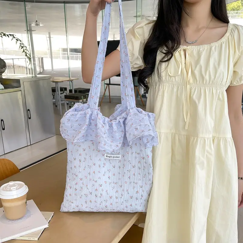 Fairy Style Ruffled Mesh Shoulder Bag Women Large Capacity — feature 42