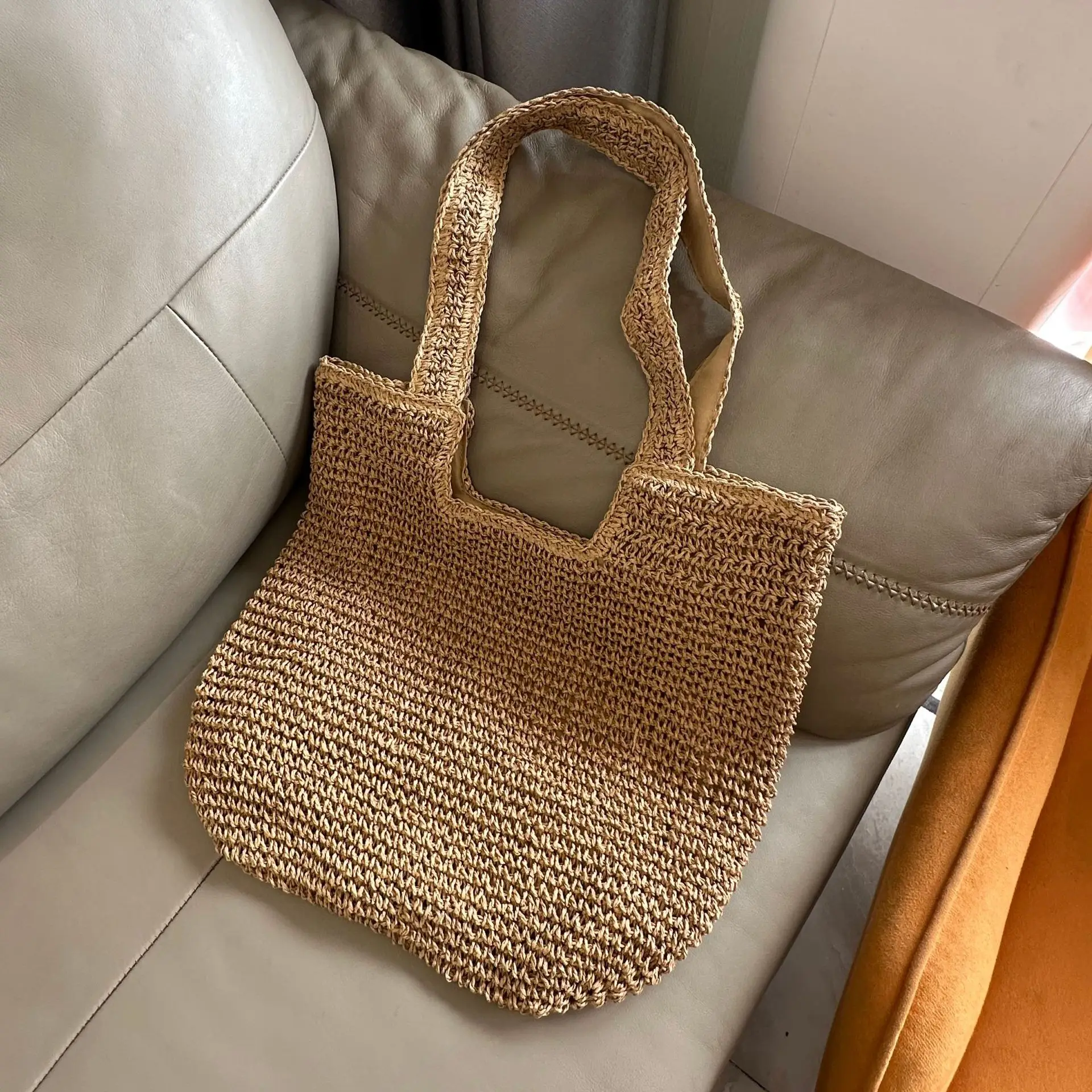New Large Capacity Woven Straw Bag for Women — feature 13