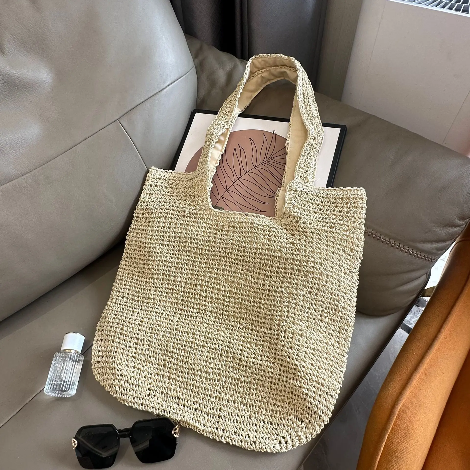 New Large Capacity Woven Straw Bag for Women — feature 7