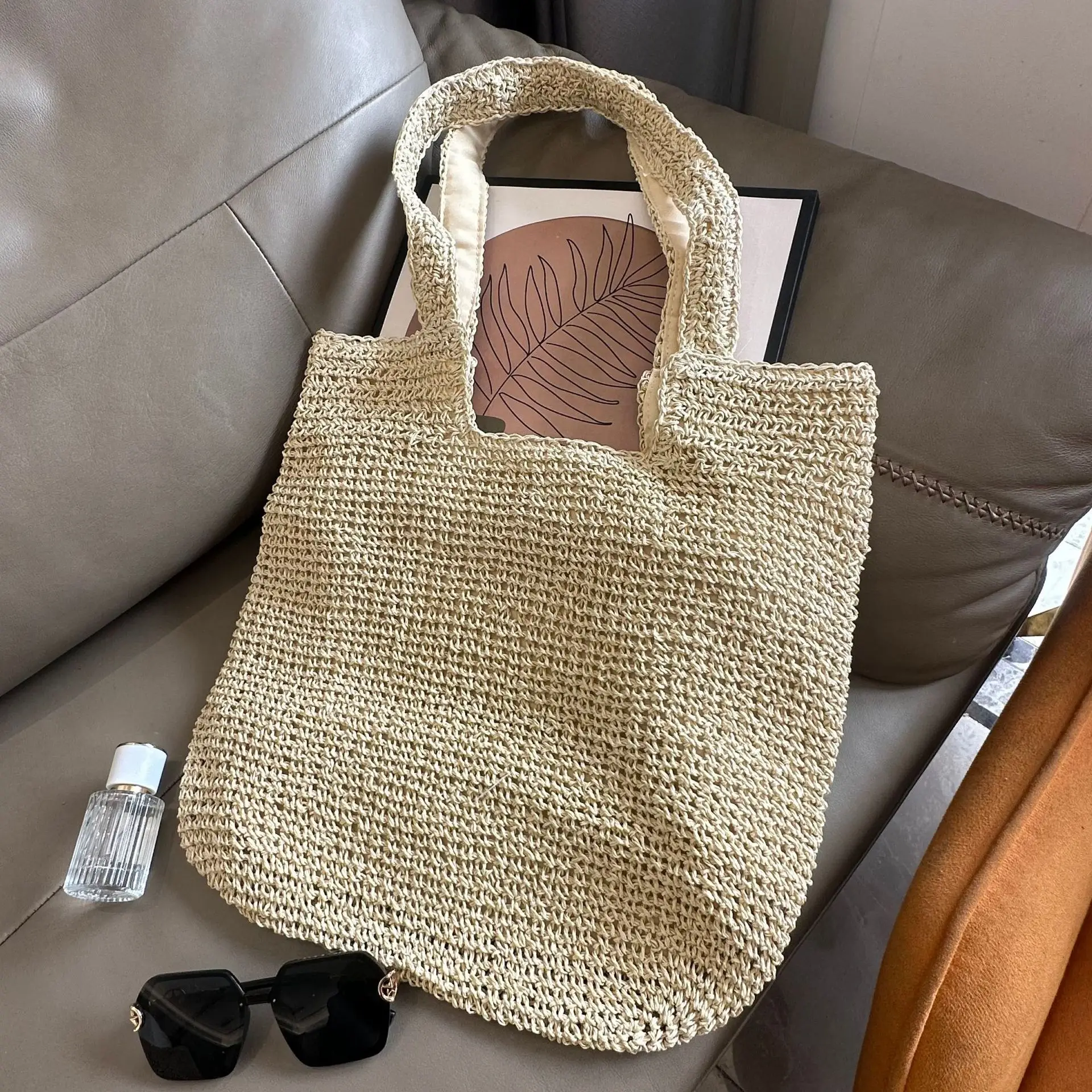 New Large Capacity Woven Straw Bag for Women — feature 8