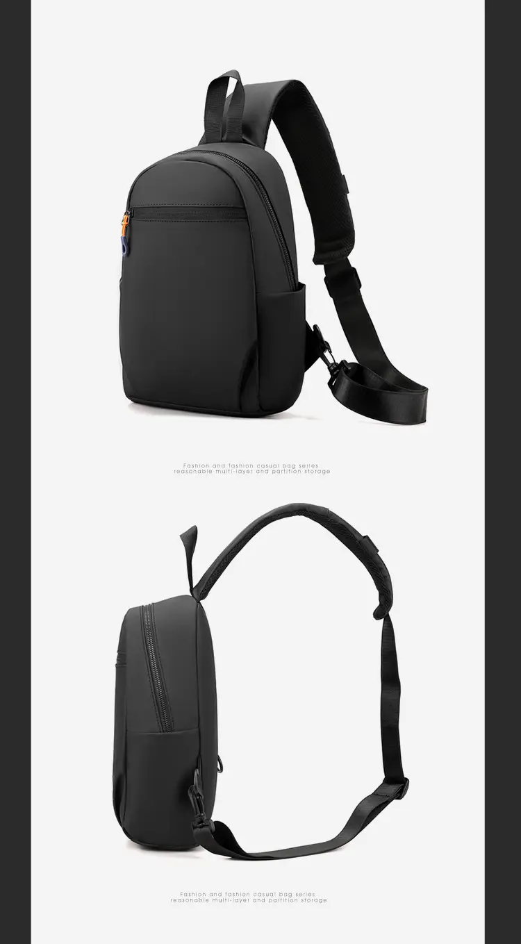 Men's Grey Multi-Color Business Shoulder Bag Large Capacity — feature 20