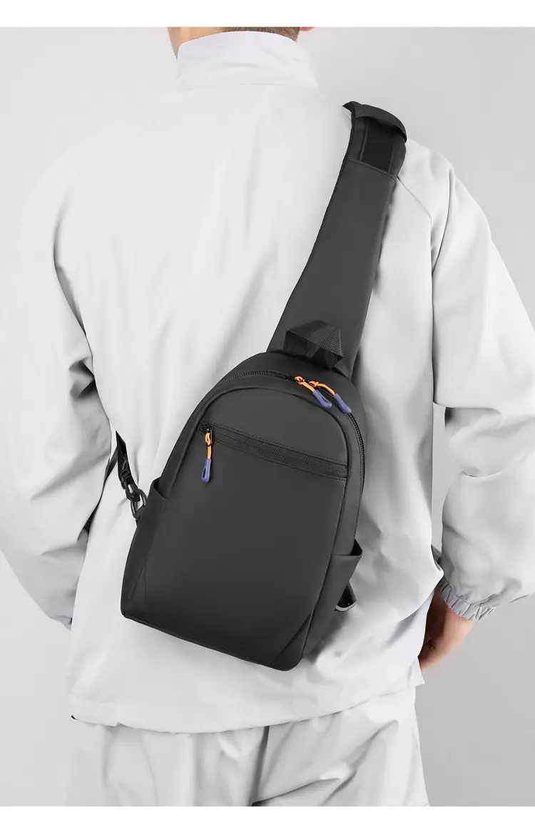 Men's Grey Multi-Color Business Shoulder Bag Large Capacity — feature 27