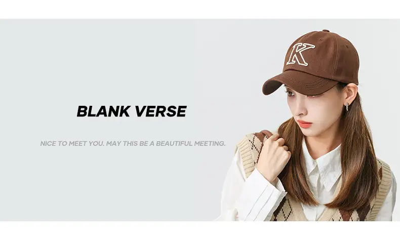 Brown Korean Embroidered Baseball Cap for Men Women — feature 15