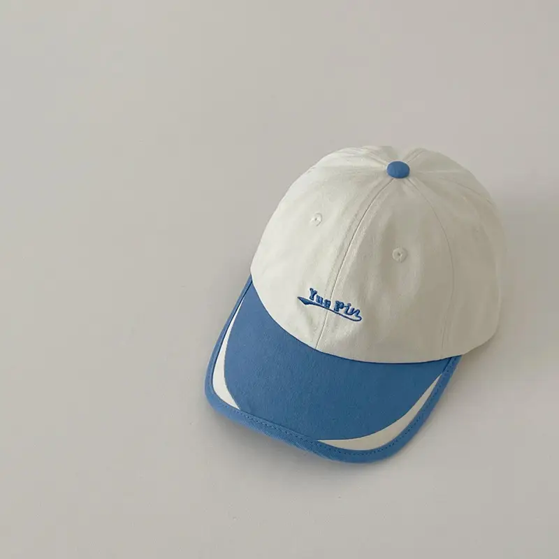 Kids Baseball Cap Red Blue White Spring Autumn — feature 10