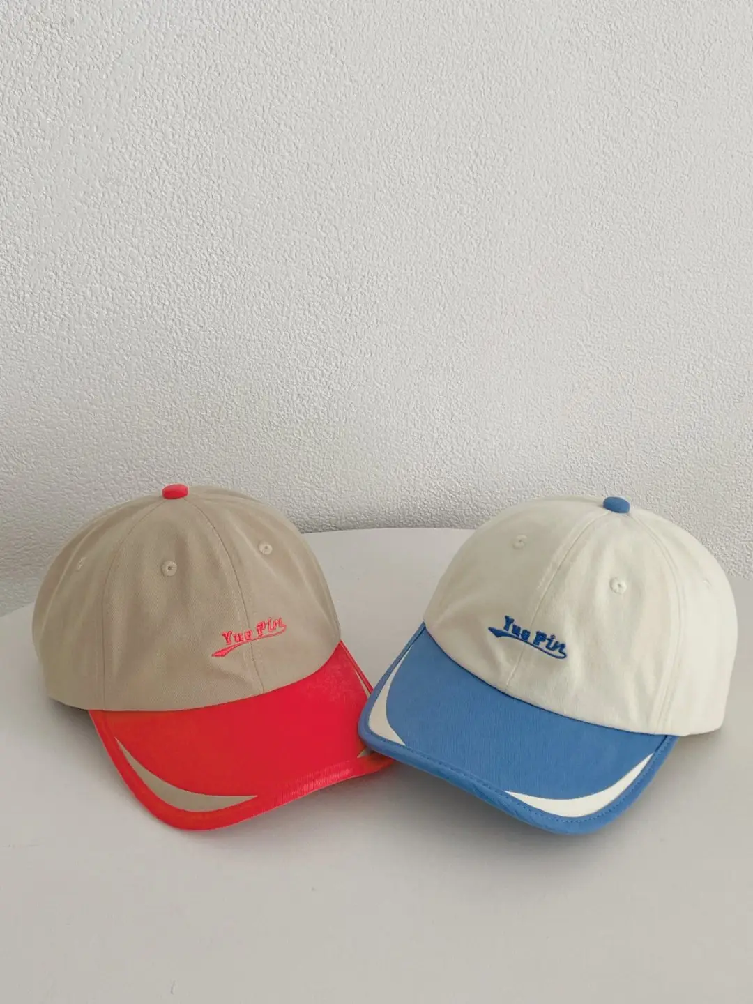 Kids Baseball Cap Red Blue White Spring Autumn — feature 6