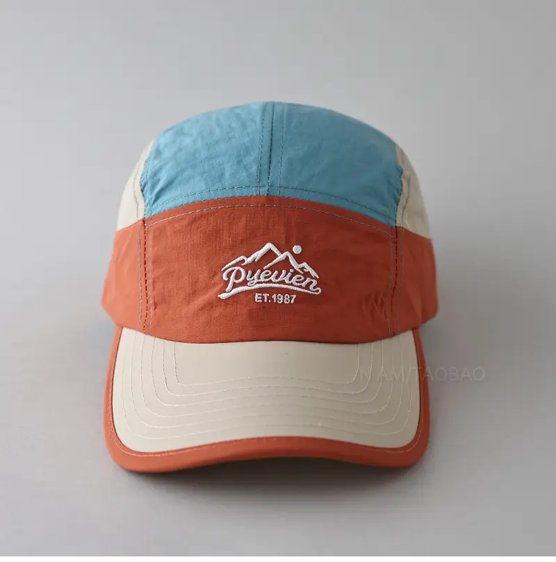 Men Maroon White Crown Cap with Logo — feature 12