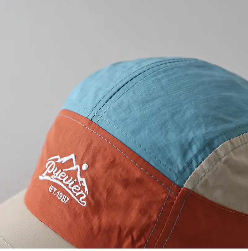 Men Maroon White Crown Cap with Logo — feature 14