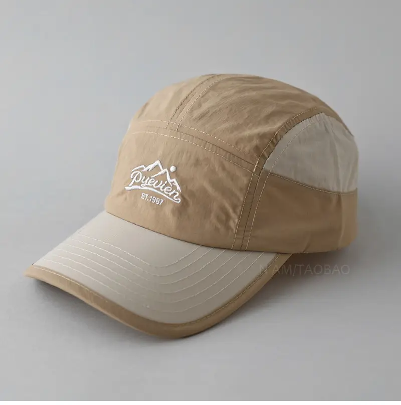 Men Maroon White Crown Cap with Logo - Image 2