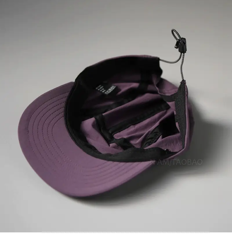 Black Baseball Cap for Men Women Casual Outdoor Sunshade — feature 9