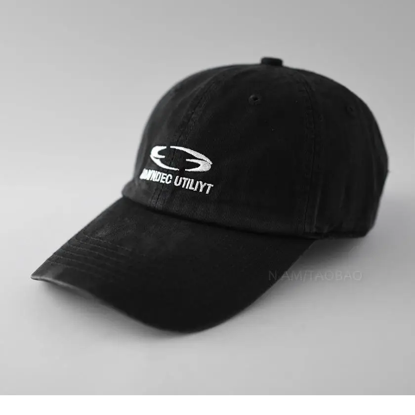Gray Embroidered Baseball Cap for Men Women - Image 9