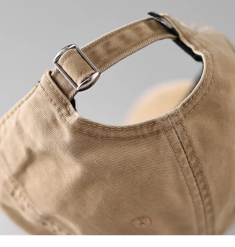 Gray Embroidered Baseball Cap for Men Women — feature 10