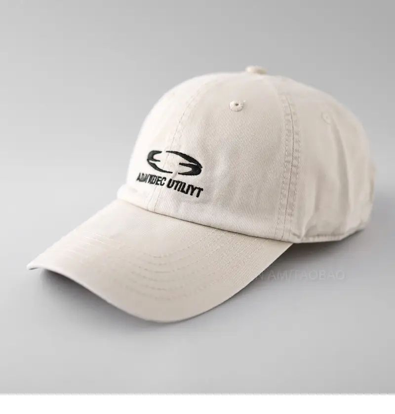Gray Embroidered Baseball Cap for Men Women - Image 5