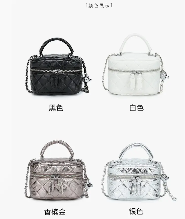 Black Rhomboid Chain Bag Women 2025 — feature 3