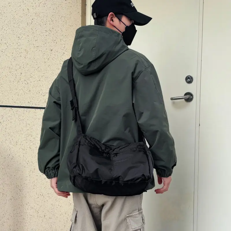 Waterproof Nylon Crossbody Bag for Men Women Large Capacity - Image 7