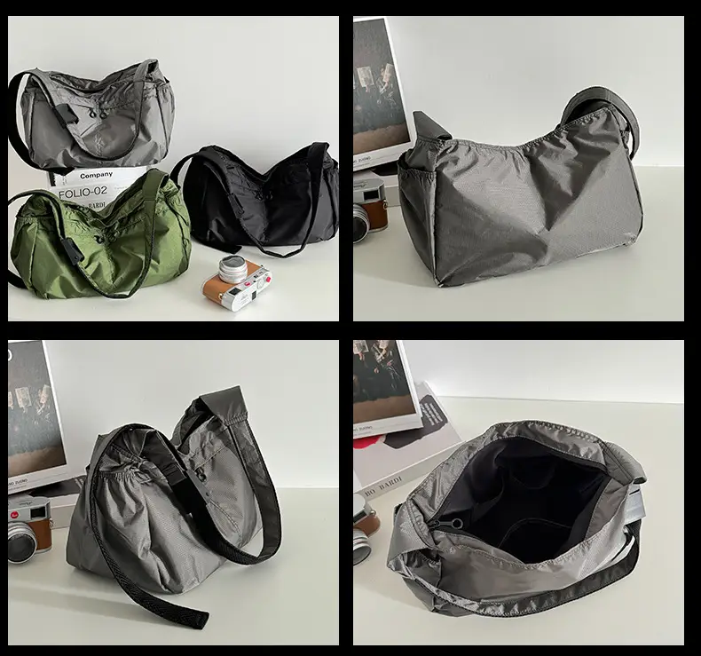 Waterproof Nylon Crossbody Bag for Men Women Large Capacity — feature 10