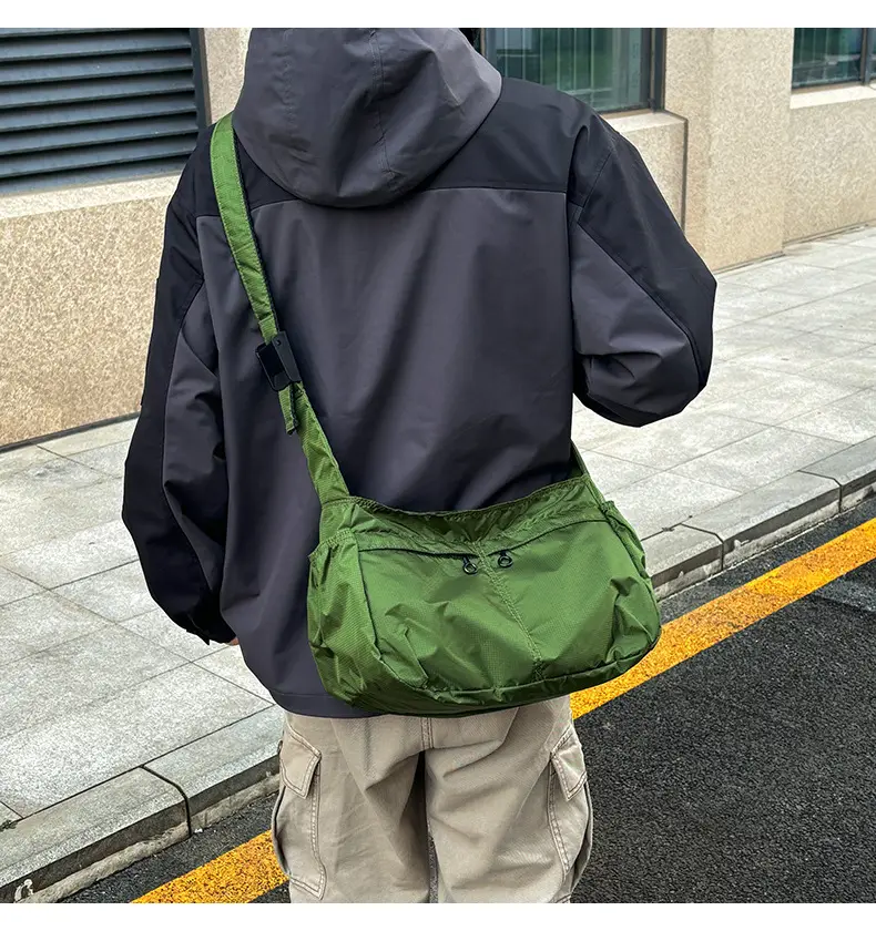 Waterproof Nylon Crossbody Bag for Men Women Large Capacity — feature 30