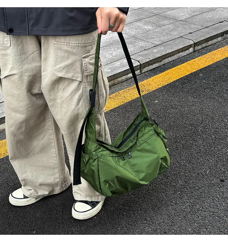 Waterproof Nylon Crossbody Bag for Men Women Large Capacity — feature 31