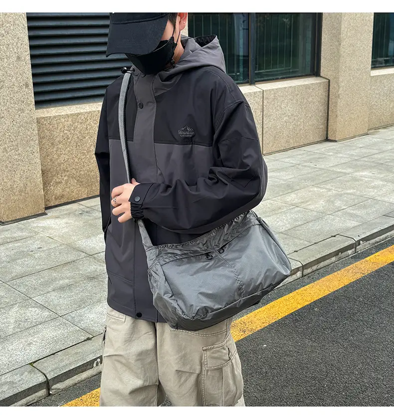 Waterproof Nylon Crossbody Bag for Men Women Large Capacity — feature 36