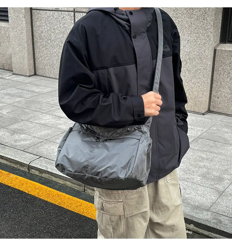 Waterproof Nylon Crossbody Bag for Men Women Large Capacity — feature 38