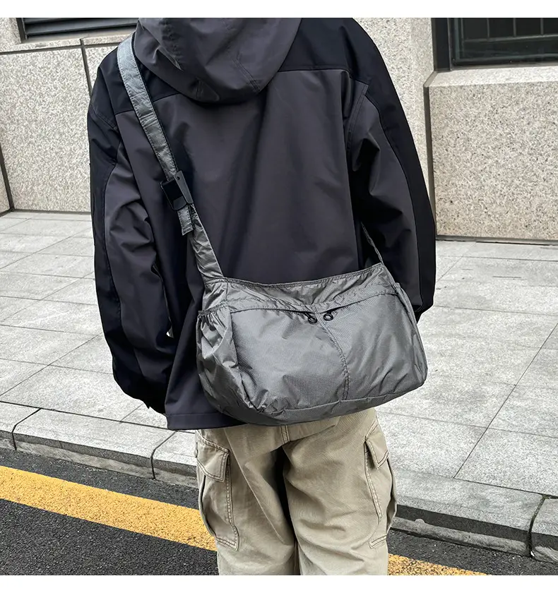Waterproof Nylon Crossbody Bag for Men Women Large Capacity — feature 39