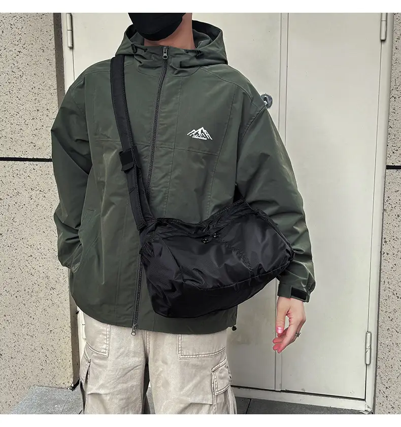 Waterproof Nylon Crossbody Bag for Men Women Large Capacity — feature 44