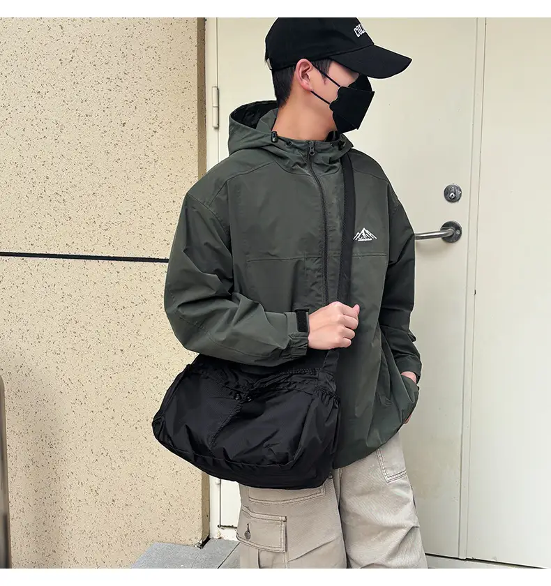 Waterproof Nylon Crossbody Bag for Men Women Large Capacity — feature 46