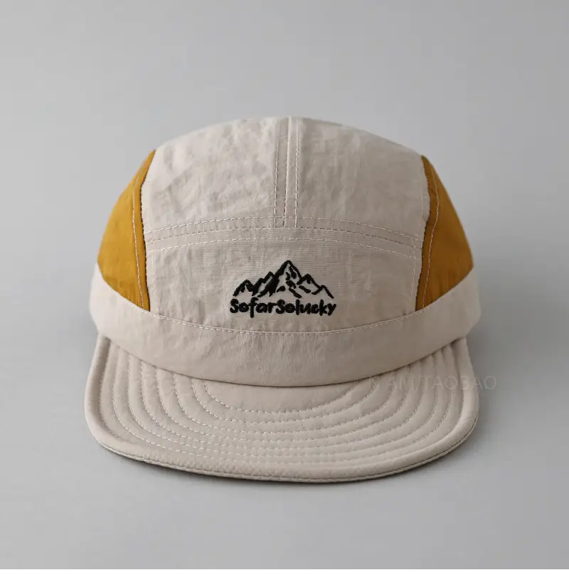 Men Black Mountain Embroidered Cap Summer — feature 8