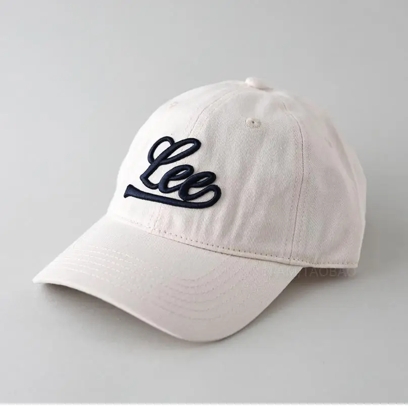 Black Korean Letter Embroidered Cap for Men Women - Image 9