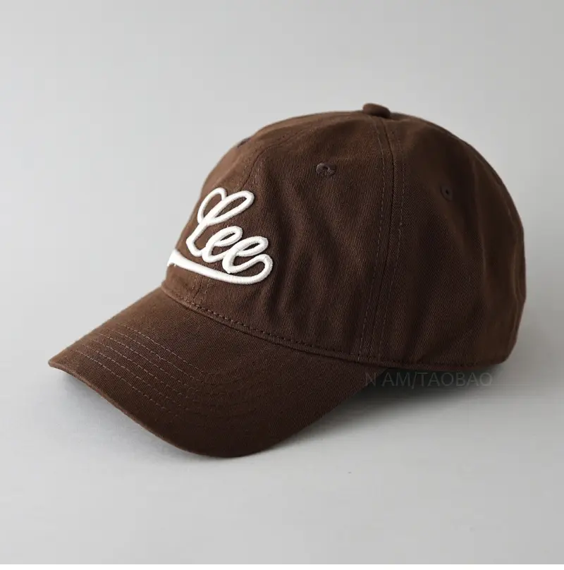 Black Korean Letter Embroidered Cap for Men Women — feature 10