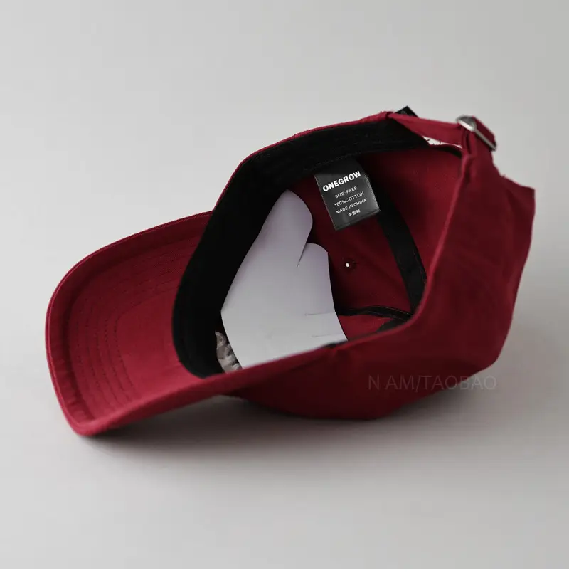 Black Korean Letter Embroidered Cap for Men Women — feature 11