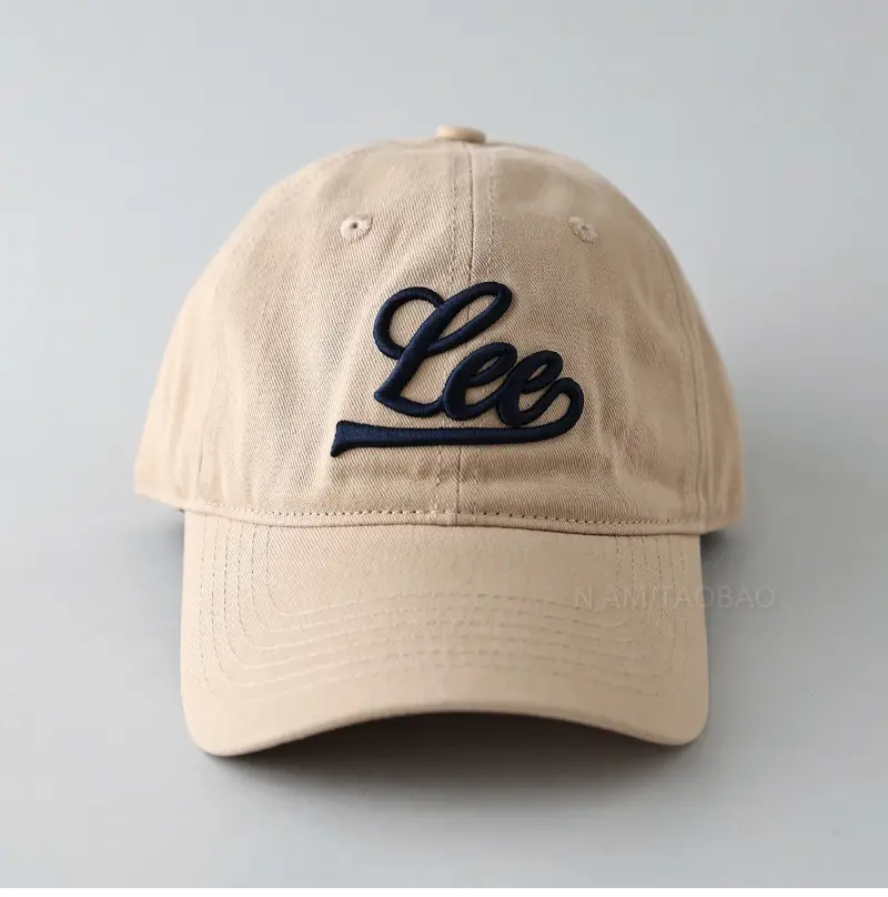 Black Korean Letter Embroidered Cap for Men Women — feature 7