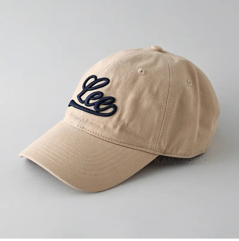 Black Korean Letter Embroidered Cap for Men Women — feature 8