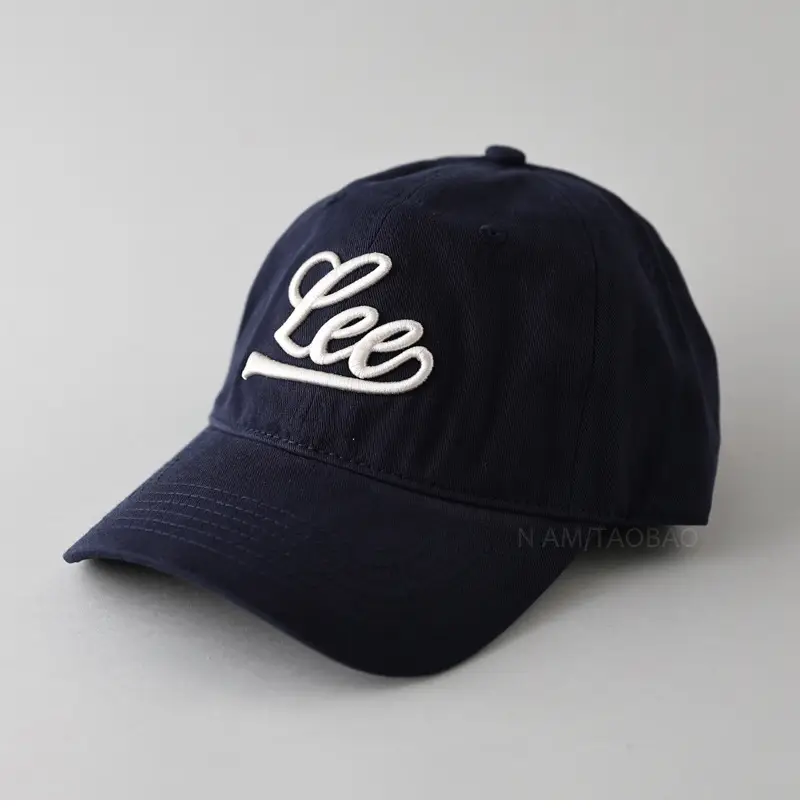 Black Korean Letter Embroidered Cap for Men Women - Image 4