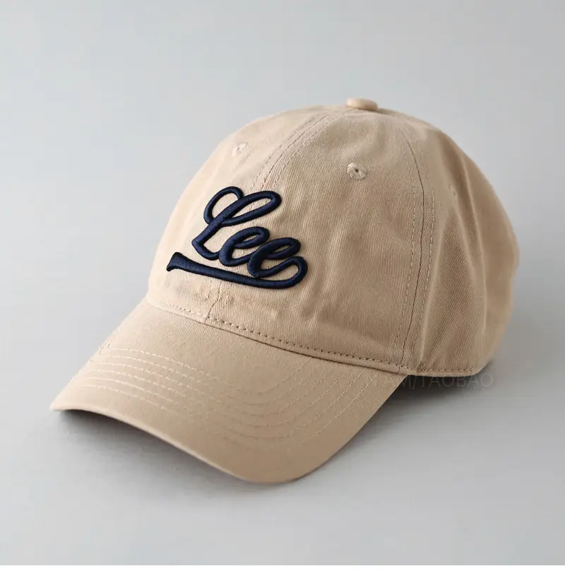 Black Korean Letter Embroidered Cap for Men Women - Image 6