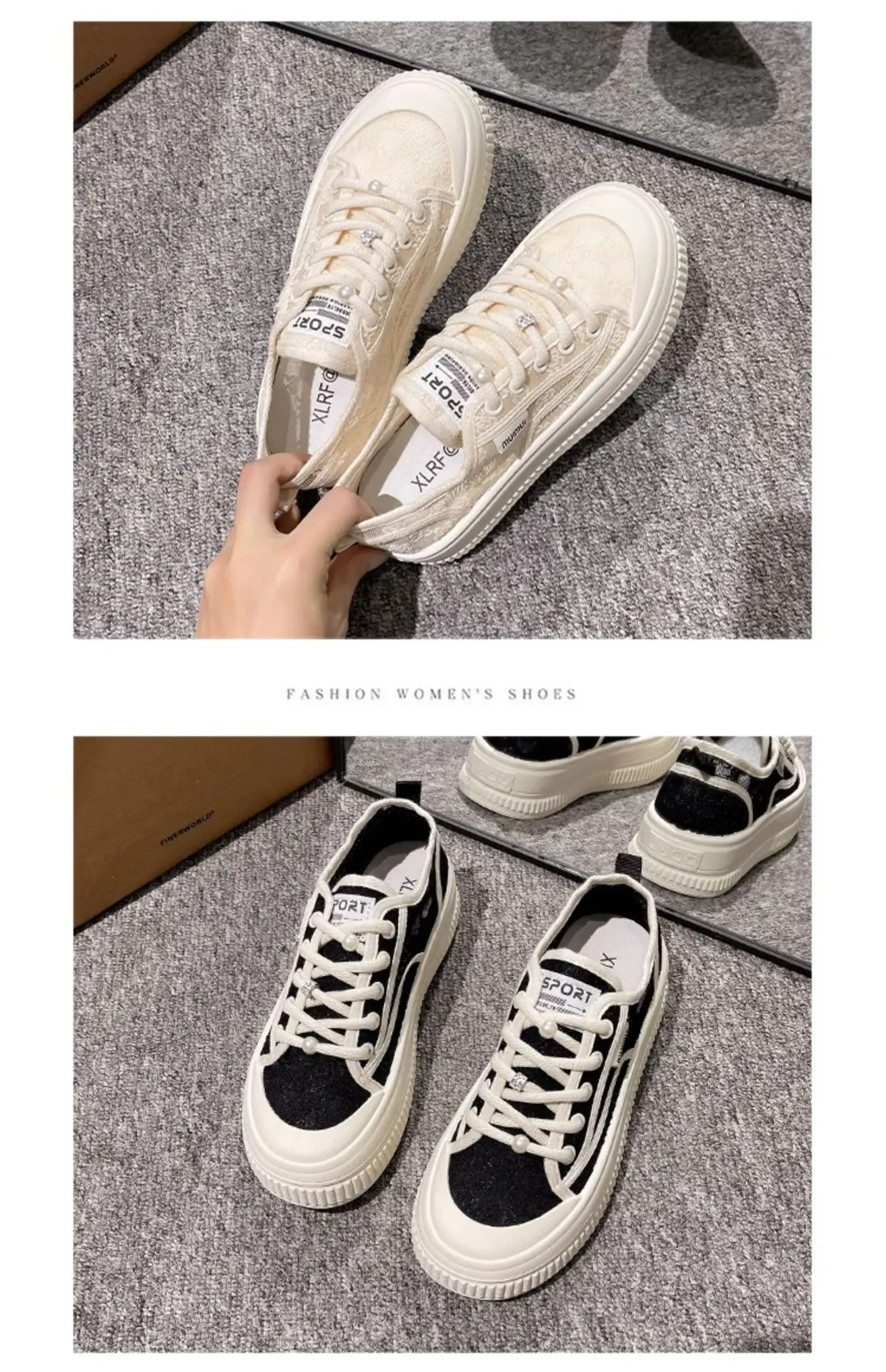 Women's Breathable White Lace Sneakers 2025 — feature 30