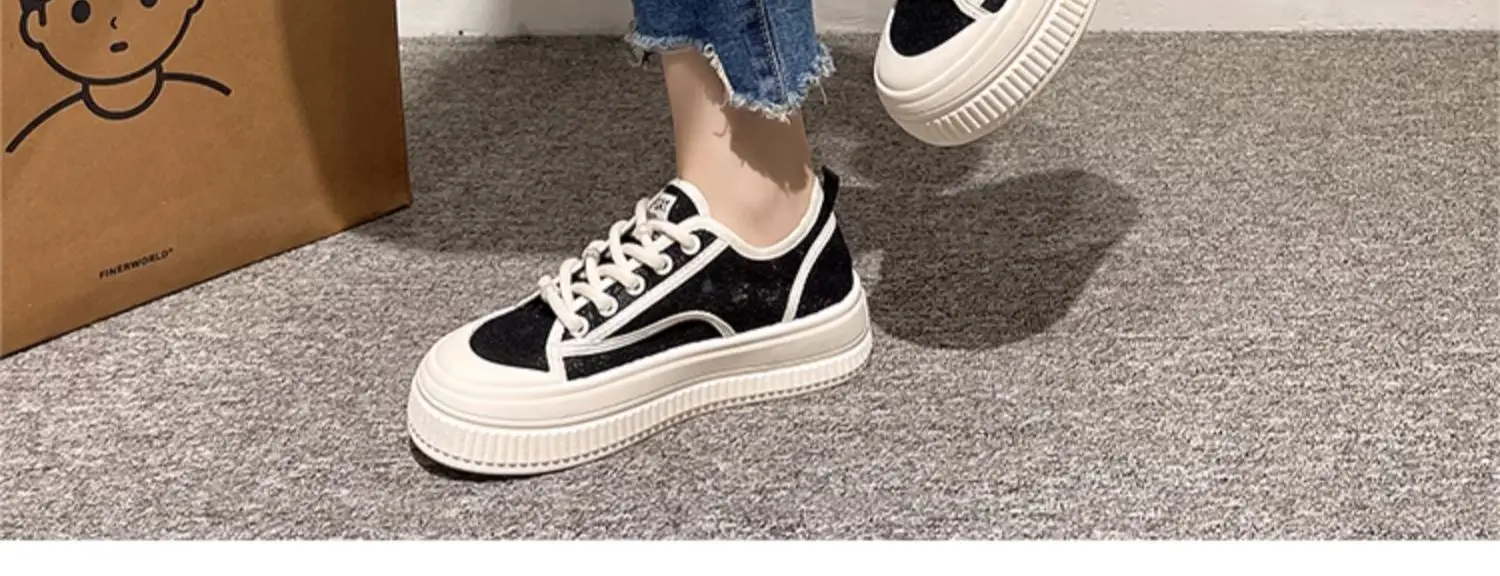 Women's Breathable White Lace Sneakers 2025 — feature 9