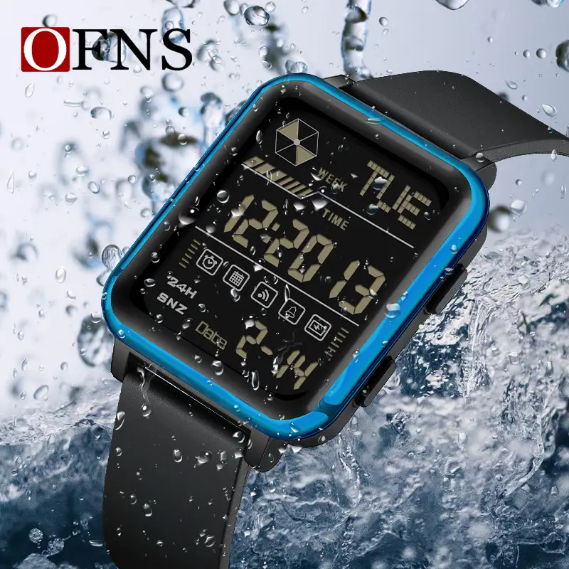 OFNS Digital Square Sports Watch for Men Women - Image 7