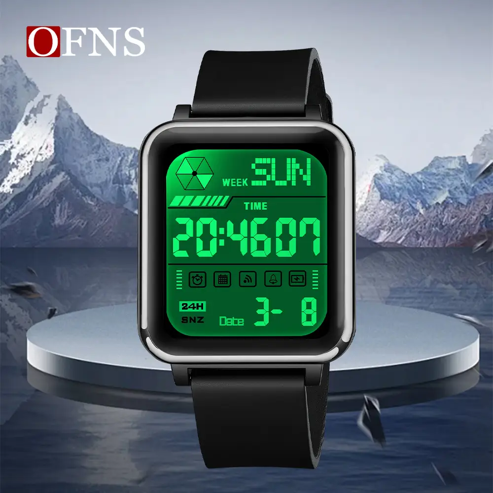 OFNS Digital Square Sports Watch for Men Women - Image 8