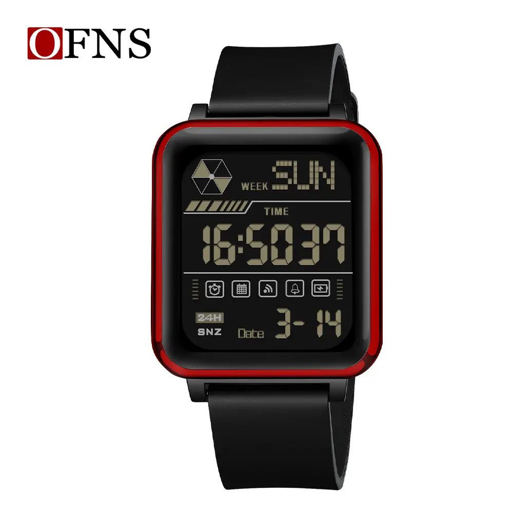 OFNS Digital Square Sports Watch for Men Women - Image 10