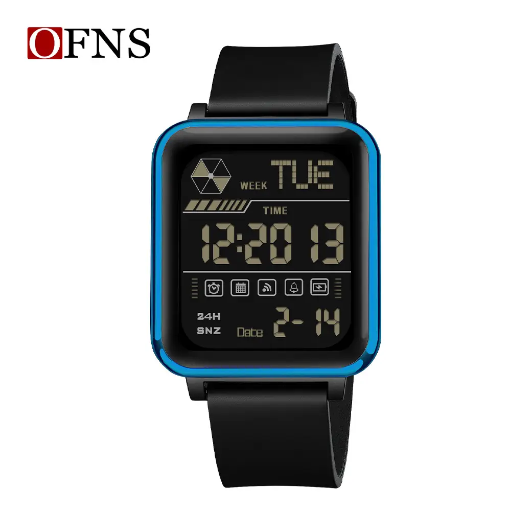 OFNS Digital Square Sports Watch for Men Women - Image 3