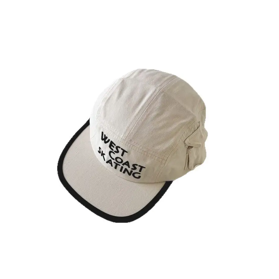 Black West Side Running Cap for Kids Spring Autumn 2025 - Image 8