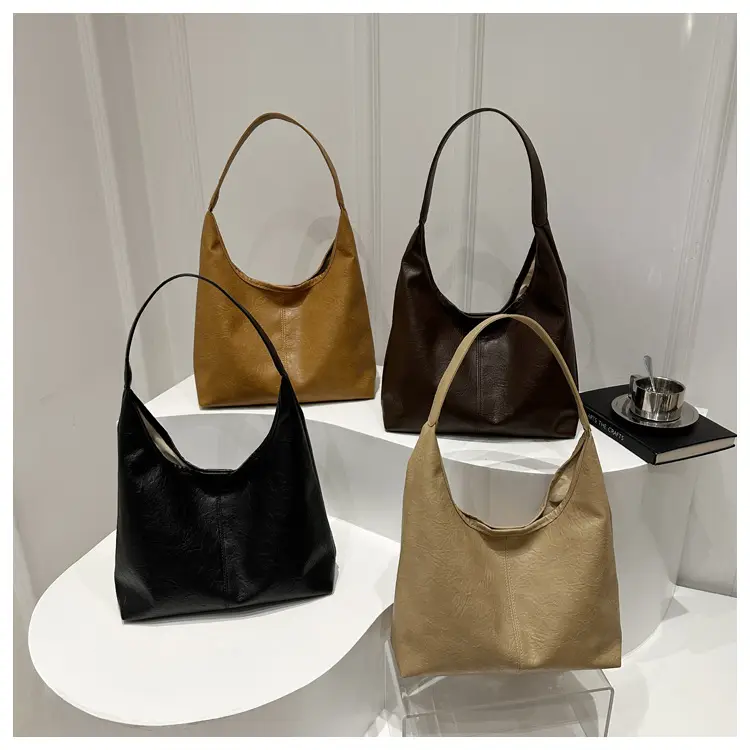 2025 Korean Style Black Leather Tote Bag with Crossbody & Zipper Compartment — feature 21