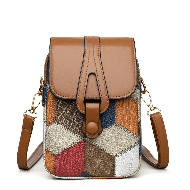 Women's Multi-compartment Zipper Crossbody Bag