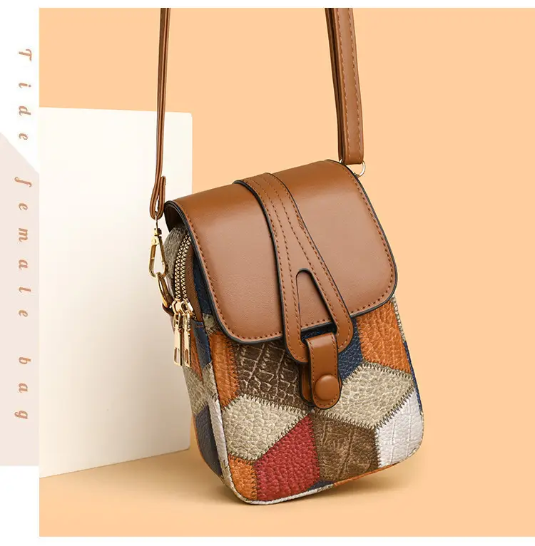 Women's Multi-compartment Zipper Crossbody Bag — feature 10